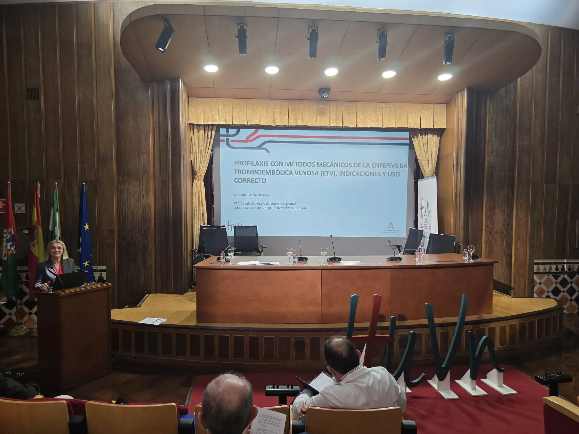 Dra. Ana García en Jornadas de Tromboembolismo en Granada