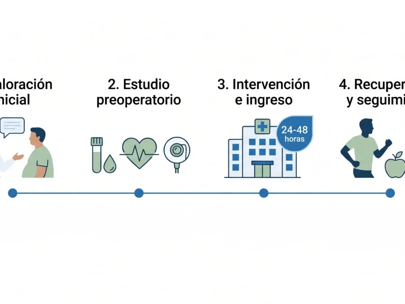 Consulta médica de valoración y resolución de dudas sobre la cirugía de obesidad en Granada con la Dra. Ana García Navarro